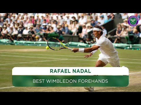 A Shot for the Ages 💥 Rafael Nadal's Best Wimbledon Forehands