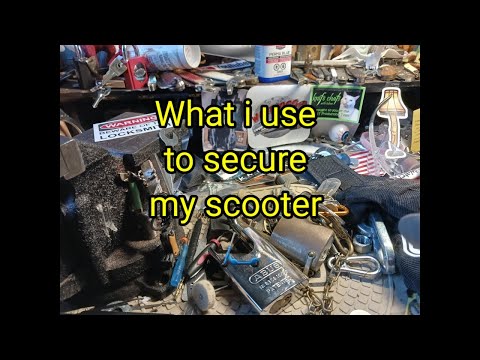 (1515) What I will use to secure my scooter 🛴 ⛓️🔐