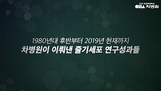 [차광렬 줄기세포 연구성과] 미국생식의학회가 인정한 차병원 줄기세포 연구성과