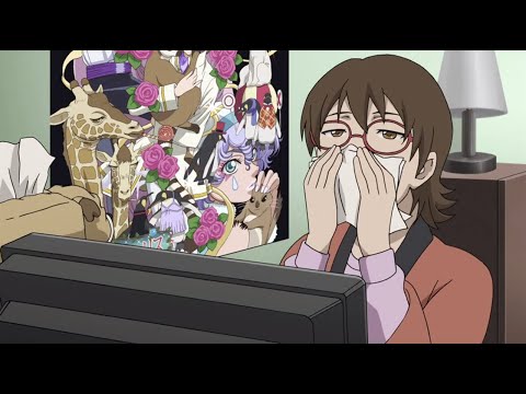 Otsuka Sneezes All Over Her Computer