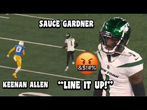 Sauce Gardner Vs Keenan Allen & Quentin Johnston 🔥 (WR Vs CB) Jets Vs Chargers 2023 highlights