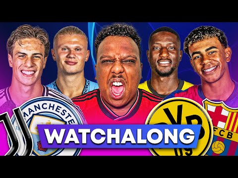 Saeed TV LIVE: Dortmund vs Barcelona & Juventus vs Man CItyWatch Along