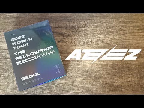 Ateez 2022 world tour the fellowship beginning of the end SEOUL DVD unboxing