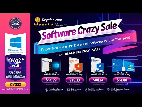 Get Genuine Windows & Office Keys at the Best Prices – Keysfan Black Friday Sale! #Windows11ProKeys