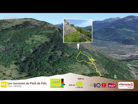 liO TER + Randonnée - Les terrasses du Pech de Foix 2h / 5,5 km / facile