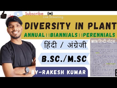 diversity in plant form in annual, biennial  and perennials।annual।biennial।perennials #mscbotany