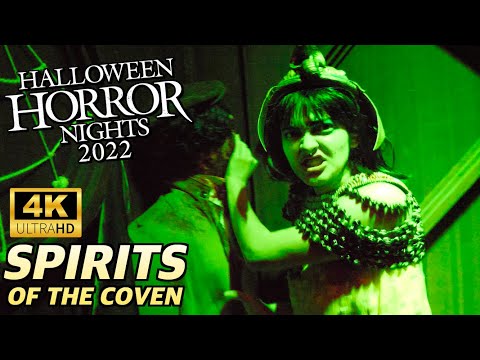 Spirits of the Coven at Halloween Horror Nights 2022 - 4k Walkthrough