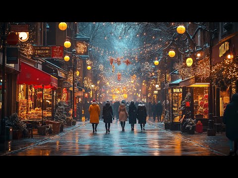 London, England - Christmas 4K HDR Walking Tour