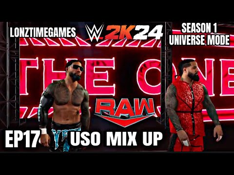 USO Mix Up |WWE2K24 Universe mode -season 1 EP17