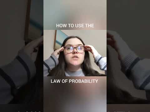 HOW TO USE THE LAW OF PROBABILITY #manifesting #manifest #manifestation