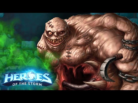 Stitches Vile Gas Has Near Unlimited Healing! | Heroes of the Storm (Hots) Stitches Gameplay