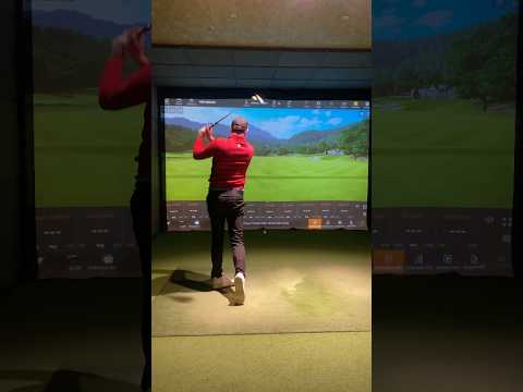 How far could you hit a chipper? #golf #subscribe #viral #like #ytshorts #fyp #pro #sim