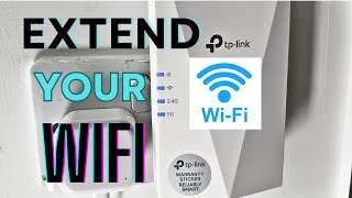 EXTEND YOUR WIFI - EASY!! (TP Link AX1800 Dual Band Wi Fi 6 Range Extender)