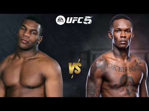 UFC 5 MIKE TYSON VS. ISRAEL ADESANYA FOR THE UFC HEAVYWEIGHT CHAMPIONSHIP BELT!