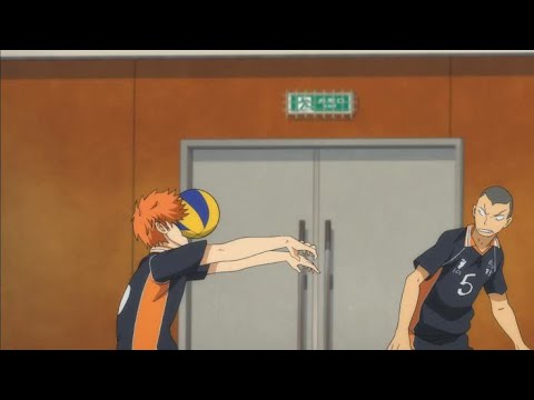 Hinata Receive The Ball by His Face Compilation [Haikyuu funny moments]