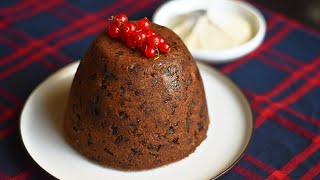 Super Easy Christmas Pudding Recipe | Plum Pudding Recipe |Easy Christmas Dessert