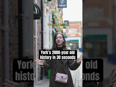 What is YORK famous for? A quick history of York in 30 seconds #york #england