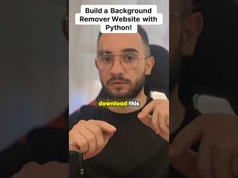 Build a Background Remover Website with Flask and Python #python #flask #coding