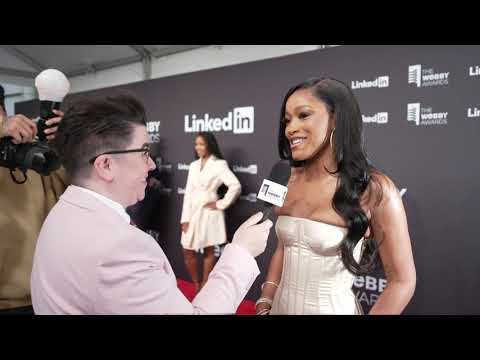 Keke Palmer on the Red Carpet at the 28th Annual Webby Awards #Webbys