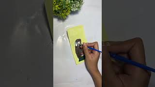 Simple phone case for her💛 #artchannel #paintingchannel #artist #paintingtutorial #phonecase