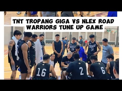 Tnt tropang giga vs Nlex road warriors tune up game full highlights 113 -101 in favor of Tnt