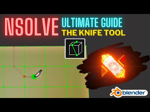 nSolve guide for Blender - The Knife Tool