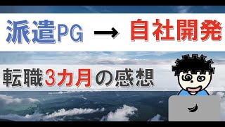 派遣プログラマ(SES)から自社開発プログラマに転職した感想