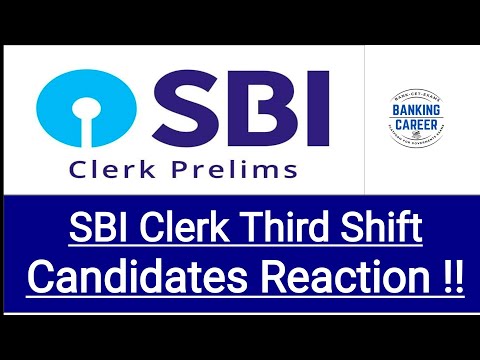 Easy Easy ....  SBI Clerk Prelims 3rd Shift  II Good Attempts !!