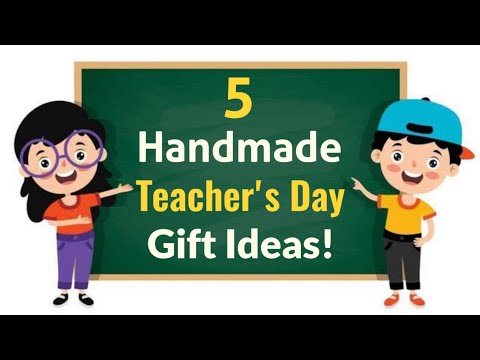 5 Last Minute Teacher's Day Gift Ideas 🤓❤️ Teachers day gift idea 🙂 greeting card for teachers day