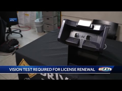 Starting Jan. 1, Kentucky drivers must pass a vision test to renew their license