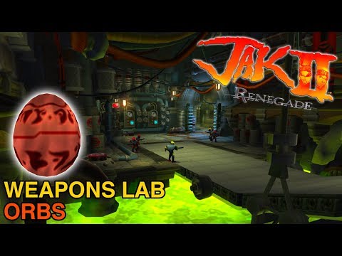 All Orbs in the Weapons Lab - Jak II Orb Guide