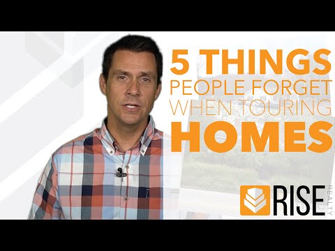 5 Things People Forget When Touring Homes