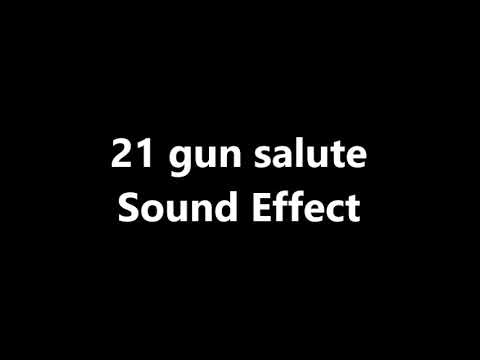 21 gun salute Sound Effect