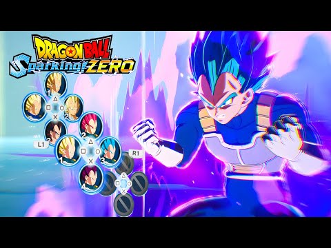 DRAGON BALL: Sparking! ZERO - All Vegeta Transformations In One Base - Ultra Ego (Mod)