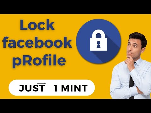 Facebook profile Lock & unlock facebook profile [just one mints]