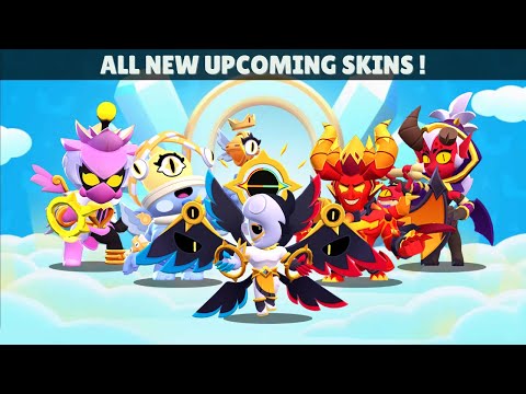 ALL NEW UPCOMING SKINS IN THIS UPDATE !  BRAWL STARS