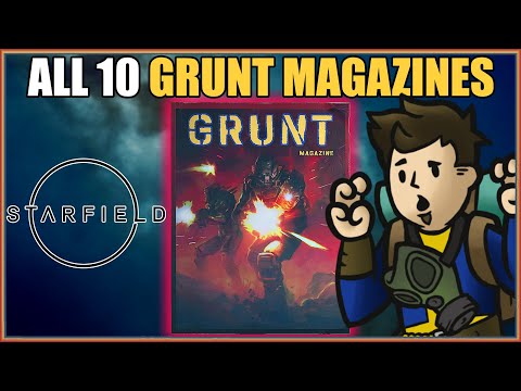 ALL 10 GRUNT ISSUES (Book/Magazine) Locations | STARFIELD