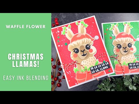 Christmas Llama Cards! | Waffle Flower