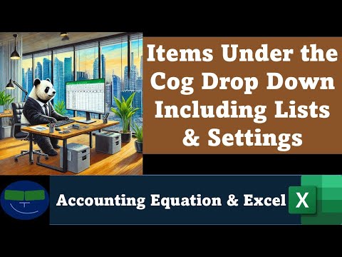 Items Under the Cog Drop Down Including Lists & Settings 5 QuickBooks Online 2025