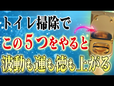 【即実践】波動と運と徳が上がる！正しいトイレ掃除の極意５つ。これをマネするだけで簡単に良い現象を引き寄せます