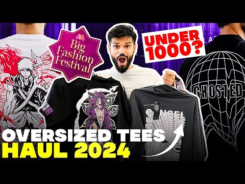 10 Oversized Tees From MYNTRA Big Fashion Festival 2024 | BeYourBest Fashion by San Kalra