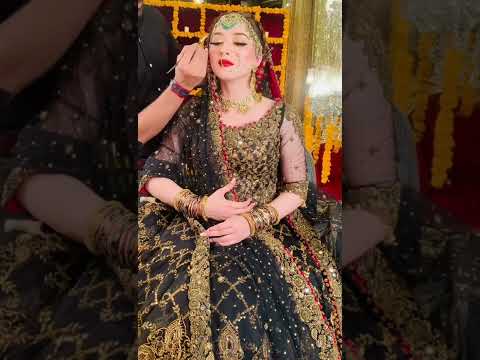 Pakistani Actress momina Iqbal Bridal look by kashees #mominaiqbal #kasheemakeup #shorts