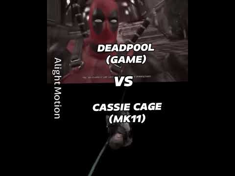 DEADPOOL VS CASSIE CAGE (MK11) Open with Collab with @GarouTheMonster #mk1 #marvel #vsedit #debate