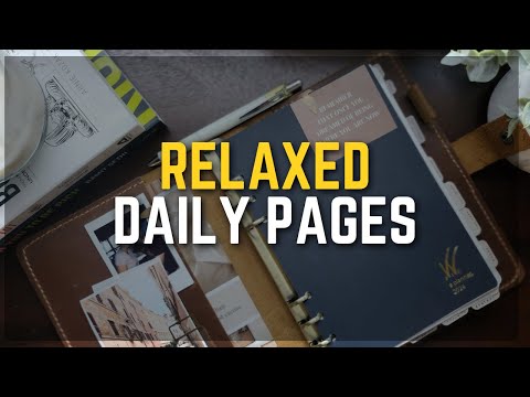 My relaxed approach to daily pages + planner flip update & chat