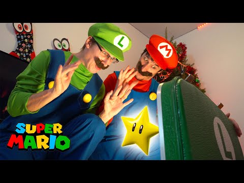 Mario and Luigi Christmas Tree Decoration IN REAL LIFE