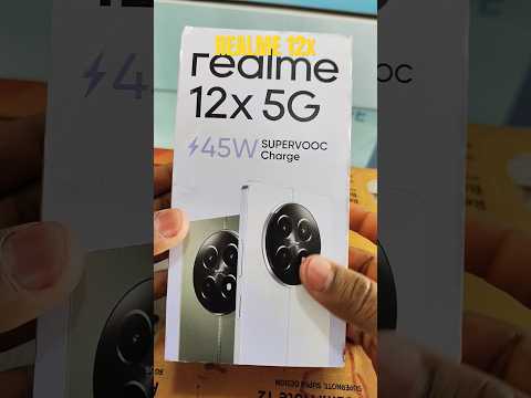 realme 12 x 5G 45 watt 👁️supervooc charge 120 hrz HD plus display 50 megapixel camera#smartphone