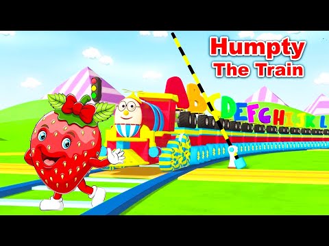 Humpty the Train on a Fruits Ride   हम्प्टी ट्रैन और उसके फल दोस्तों से मिलिए   Humpty Train Rhymes