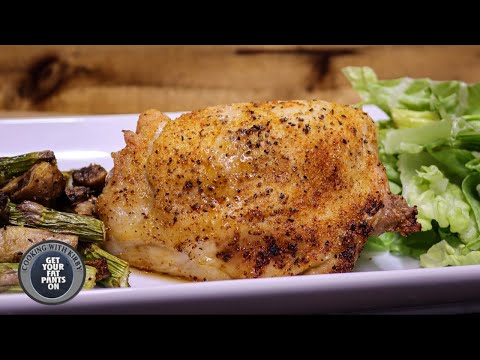 Lemon Pepper Chicken Thighs - Air Fryer Recipes - Ninja Foodi XL Pro Air Oven