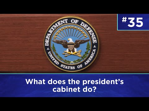 Q35: What does the President’s Cabinet do?