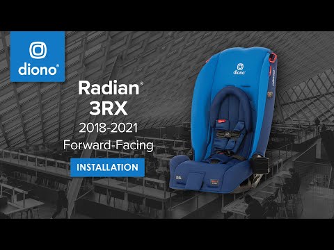 Diono® Radian® 3RX | All-in-one Convertible Car Seat | Forward-Facing Installation | 2018-2021